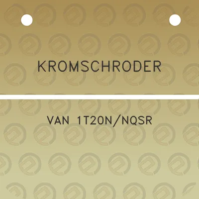 kromschroder-van-1t20nnqsr