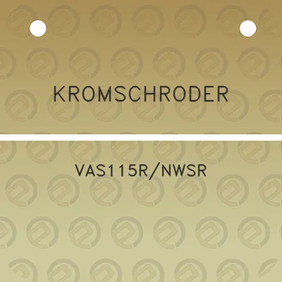 kromschroder-vas115rnwsr