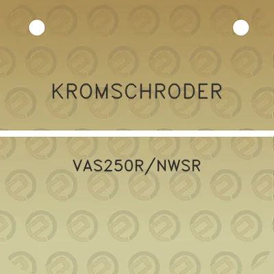 kromschroder-vas250rnwsr