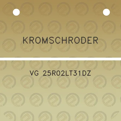 kromschroder-vg-25r02lt31dz