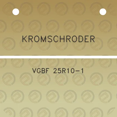 kromschroder-vgbf-25r10-1