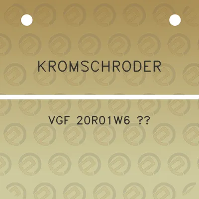 kromschroder-vgf-20r01w6-34