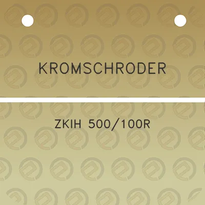 kromschroder-zkih-500100r