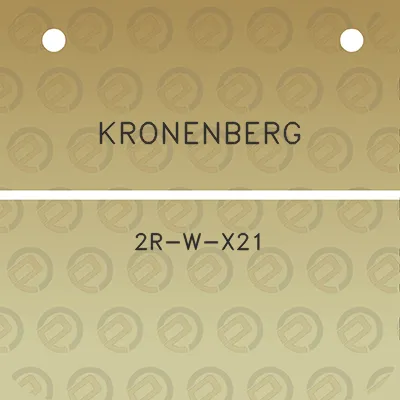 kronenberg-2r-w-x21