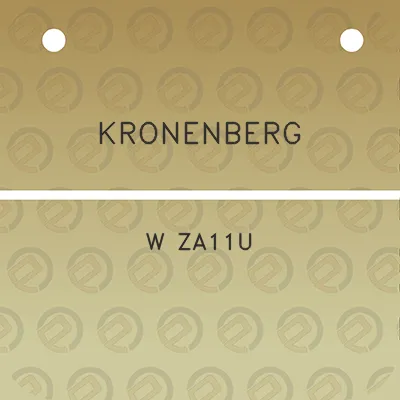 kronenberg-w-za11u