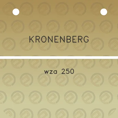 kronenberg-wza-250