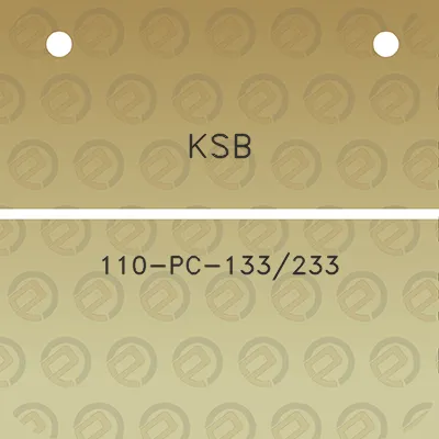 ksb-110-pc-133233