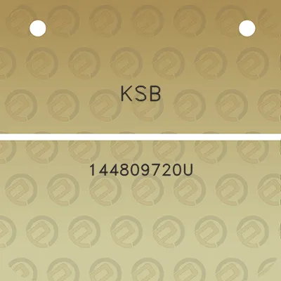 ksb-144809720u