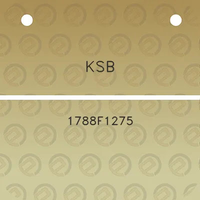 ksb-1788f1275