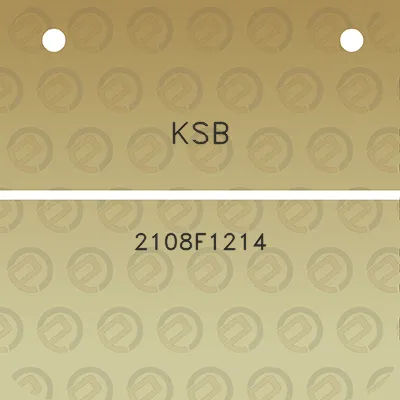 ksb-2108f1214