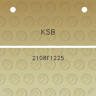 ksb-2108f1225