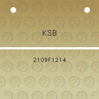 ksb-2109f1214