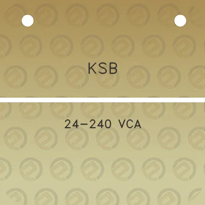 ksb-24-240-vca