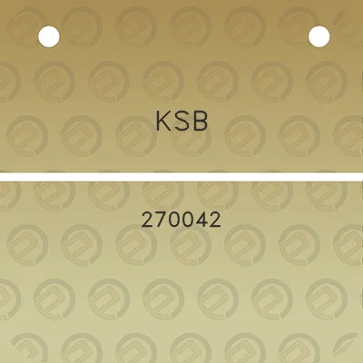 ksb-270042