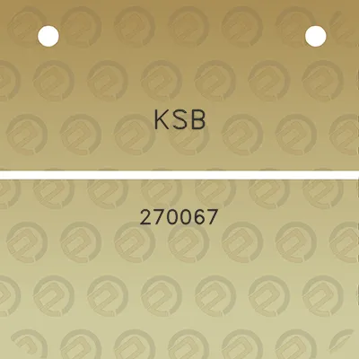 ksb-270067