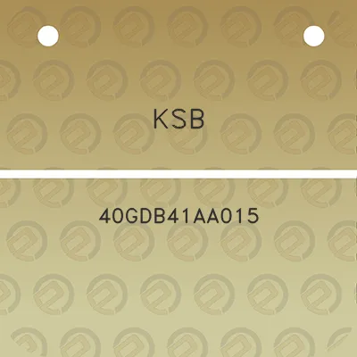 ksb-40gdb41aa015