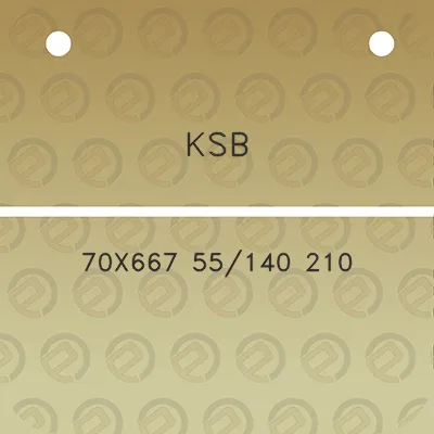 ksb-70x667-55140-210