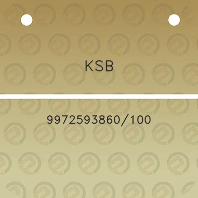 ksb-9972593860100