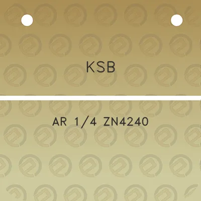 ksb-ar-14-zn4240