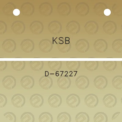 ksb-d-67227