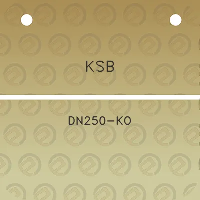 ksb-dn250-ko