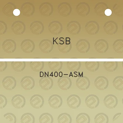 ksb-dn400-asm