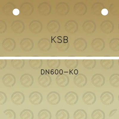 ksb-dn600-ko