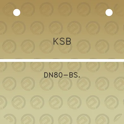 ksb-dn80-bs