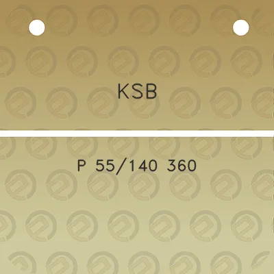 ksb-p-55140-360