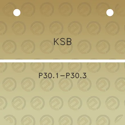 ksb-p301-p303