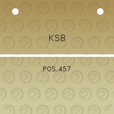 ksb-pos457