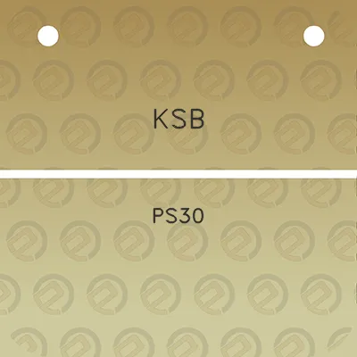 ksb-ps30