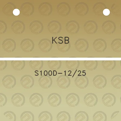 ksb-s100d-1225