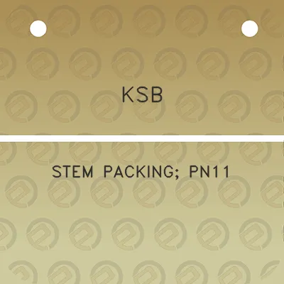 ksb-stem-packing-pn11