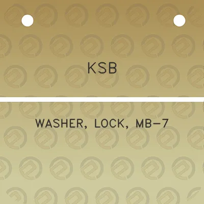 ksb-washer-lock-mb-7