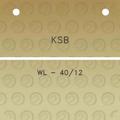 ksb-wl-4012