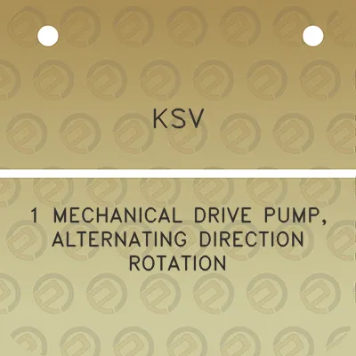 ksv-1-mechanical-drive-pump-alternating-direction-rotation