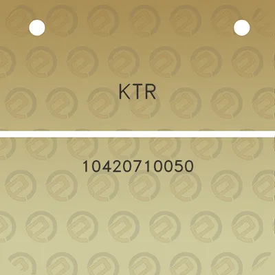 ktr-10420710050