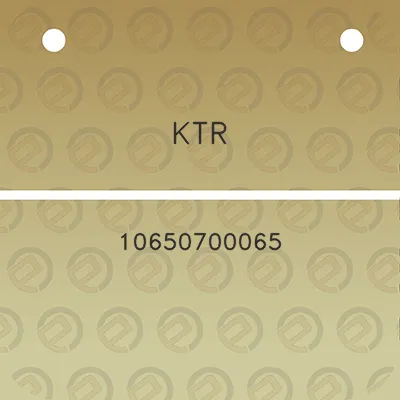 ktr-10650700065