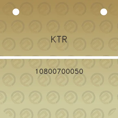 ktr-10800700050