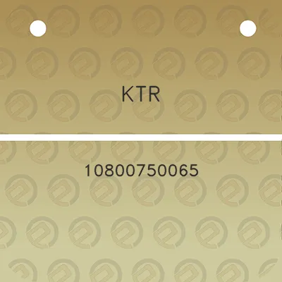 ktr-10800750065