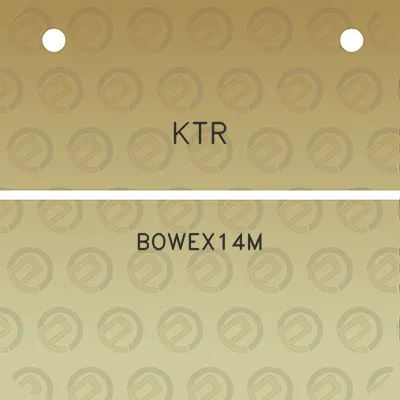 ktr-bowex14m