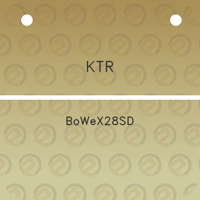 ktr-bowex28sd