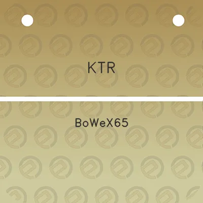 ktr-bowex65