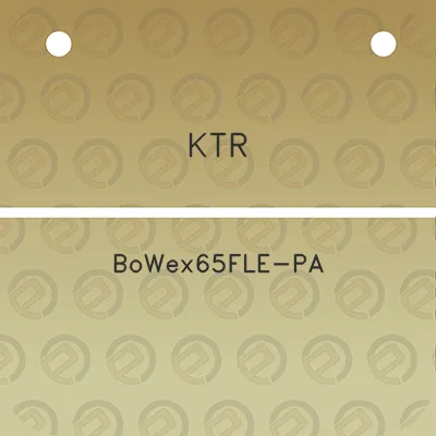 ktr-bowex65fle-pa