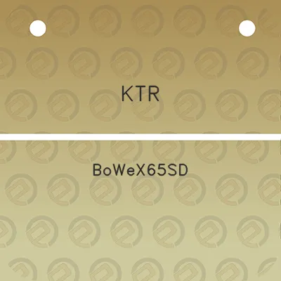 ktr-bowex65sd