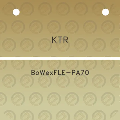 ktr-bowexfle-pa70