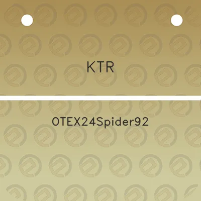 ktr-otex24spider92