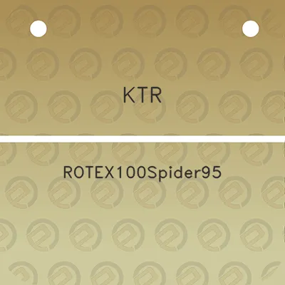 ktr-rotex100spider95