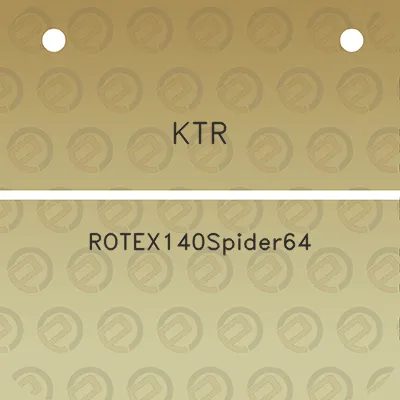 ktr-rotex140spider64